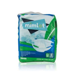 MIMLOT PAÑAL PARA ADULTO TALLA M X8
