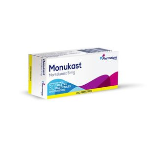 PHARMETIQUE MONUKAST 5 MG X 30 TABLETAS MASTICABLES