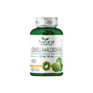 NATURAL PREMIUM CENTELLA ALCACHOFA  120/180 MG X60 CAPSULAS