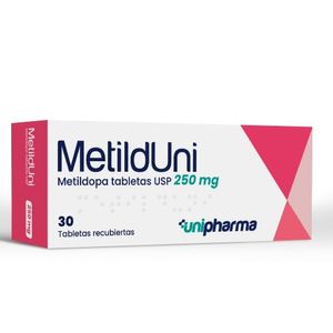 UNIPHARMA METILDUNI 250MG X 30 TABLETAS RECUBIERTAS