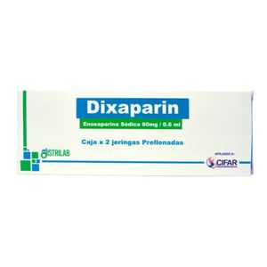 DISTRILAB DIXAPARIN 60G/0,6ML X 2 JERINGA PRELLENADA