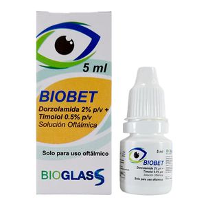 BIOBET 20MG  5MG ML X 5 ML SOLUCION OFTALMICA