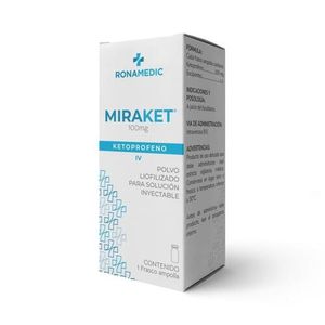 MIRAKET 100MG X 1 POLVO LIOFILIZADO IV