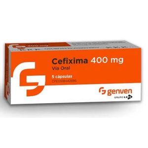 CEFIXIMA GENVEN 400 MG X 5 CAPS