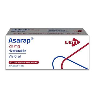 LETI ASARAP 20 MG X 30 COMPRIMIDOS RECUBIERTAS