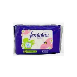 FEMININA TOALLA CLINICAS X-ABUND NOCHE X8