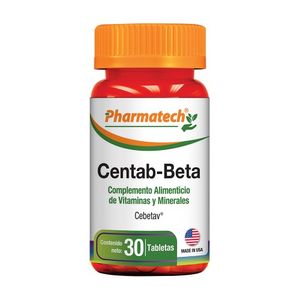 PHARMATECH CENTAB-BETA X30 TABLETAS