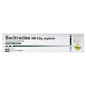 DAC BACITRACINA 500UI G 20G UNGUENTO