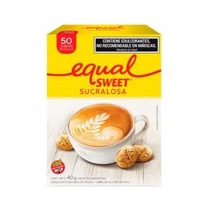 EQUAL SUCRALOSA POLVO SOBRES SG 40 GR X50