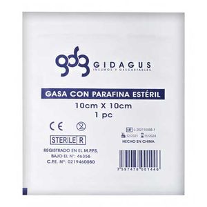 GIDAGUS GASA PARAFINA ESTERIL 10X10 X1