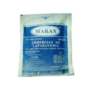 MARAX COMPRESA LAPAROTOMIA 18X18X PAQUETE X5