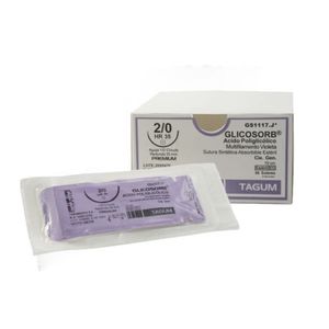 TAGUM SUT VICRYL 2-0 70 CM 3/8 CORTANTX1