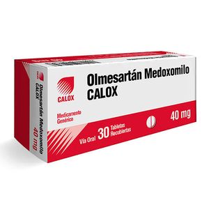 OLMESARTAN CALOX 40MGX 30 TABLETAS