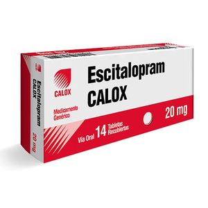 ESCITALOPRAM CALOX 20MG X 14 TABLETAS