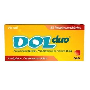 DOL DUO 500-10MG X 10 TABLETAS