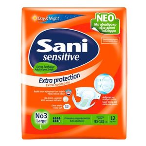 SANI SENSITIVE PANAL PADULTO N3 X12