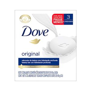 DOVE JAB BARRA ORIGINAL 90G X3
