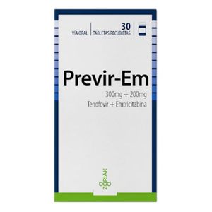 ZORIAK PREVIR-EM 300MG/200MG X 30 TABLETAS RECUBIERTAS