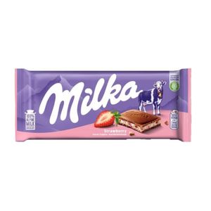 MILKA CHOCOLATE STRAWBERRY YOGHURT 100G