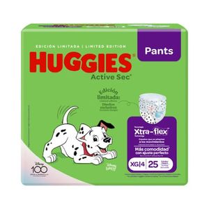 HUGGIES PANTS ACTIVE SEC T-XG X25
