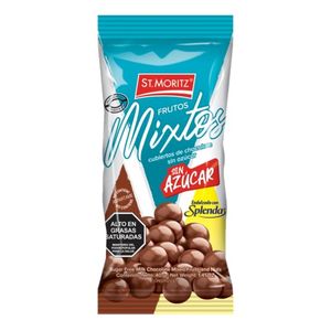 ST MORITZ FRUTOS MIXTOS CON CHOCOLATE SIN AZUCAR 40 GR