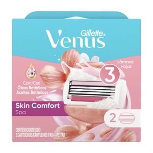 CARTUCHO AFEITAR GILLETTE VENUS SKIN CONFORT SPA X2
