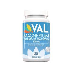 VAL NATURAL MAGNESIUM 500 MG X30 TABLETAS