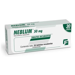 NEBLUM 24,3MG/25,70 X 30 TABLETAS RECUBIERTAS