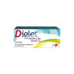 LETI DIGLET 2000 UI X 30 COMPRIMIDOS