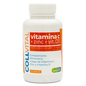 COLLVITAL VITAMINA C - ZINC - VITAMINA D3 X 120 CAPSULAS