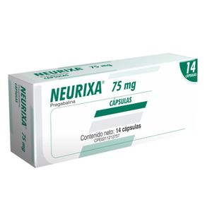 NEURIXA 75 MG X14 CAPSULAS