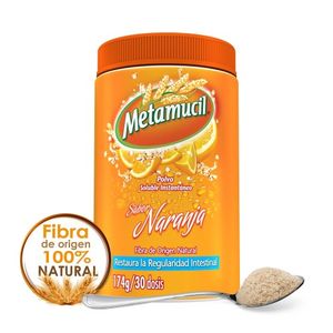METAMUCIL 174 GR SABOR NARANJA
