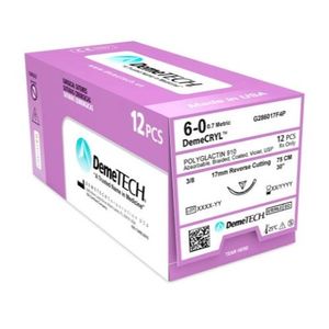 DEMETECH SUTURA NYLON ETHILON 6-0 160T