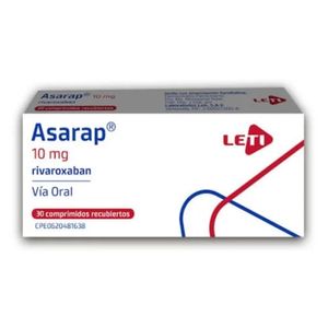 ASARAP 10 MG X 30 COMP REC