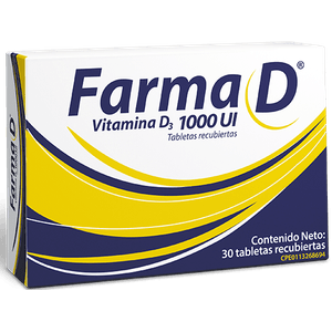 FARMA D 1000UI X30 TABLETAS RECUBIERTAS