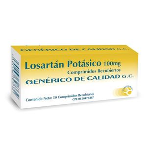 LOSARTAN POT GC COMP 100MGX30.