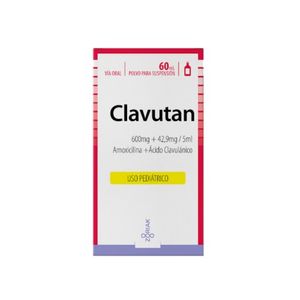 CLAVUTAN 600MG-42,9MG 60ML SUSP