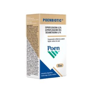POENBIOTIC 0,3%-0,1% X 5ML SUSP OFT