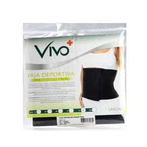 VIVO+ FAJA ADELGAZANTE LUMBAR XL NEGRO