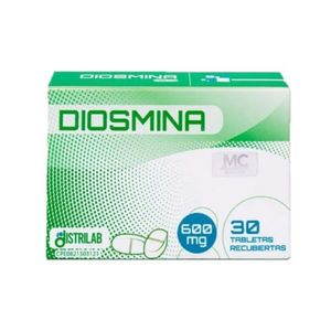 DIOSMINA DLAB 600MG X 30 TAB REC