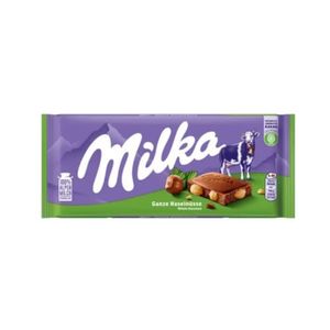 MILKA CHOCOLATE WHOLE NUTS 100G