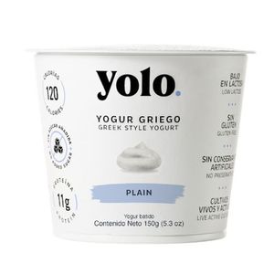 YOLO YOGURT GRIEGO PLAIN 150G