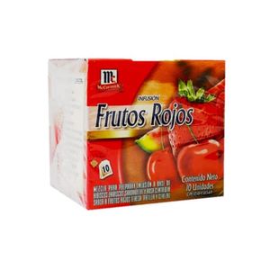 MC CORMICK INFUSION FRUTOS ROJOS X10