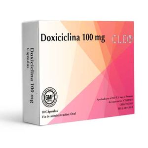 DOXICICLINA CLEO 100MG X 10