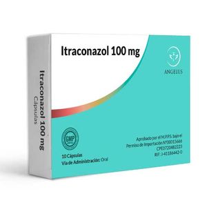 ANGELUS ITRACONAZOL 100 MG X10 TABLETAS