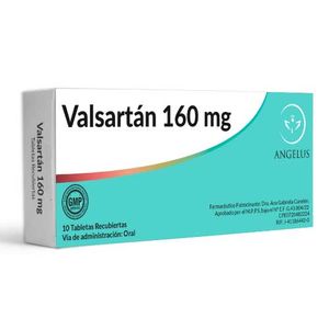 ANGELUS VALSARTAN 160 MG X10 TABLETAS