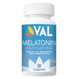 VAL MELATONINA 3 MG + VITAMINA B6 + CITRATO DE MAGNESIO X30 CAPSULAS