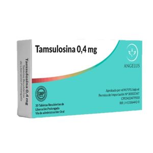 ANGELUS TAMSULOSINA   0.4 MG X30 TABLETAS