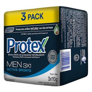 PROTEX JABON EN BARRA MEN SPORT 3X110 GR