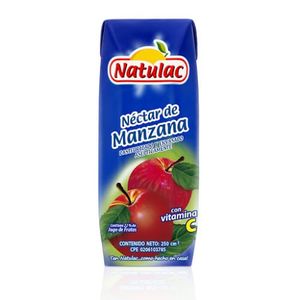NATULAC NECTAR MANZANA UHT SA 250ML X3